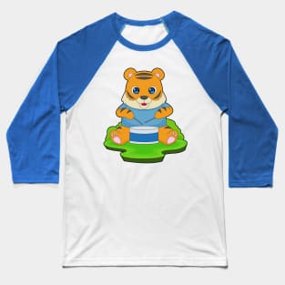 Tiger Musician Drum Music Baseball T-Shirt